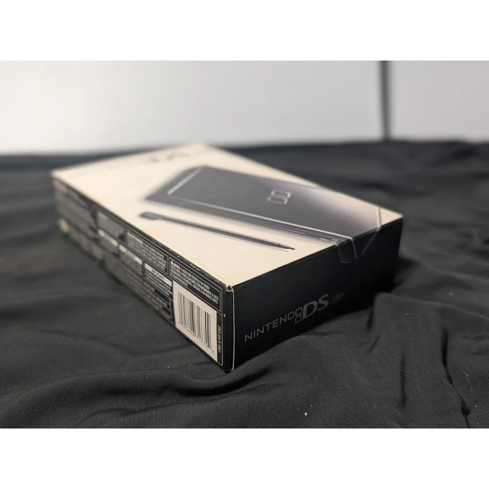 Nintendo‎ DS Lite Onyx Black Handheld Console CIB Original Box Manuals